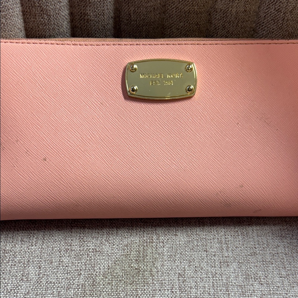 Michael Kors Blush Pink Clutch